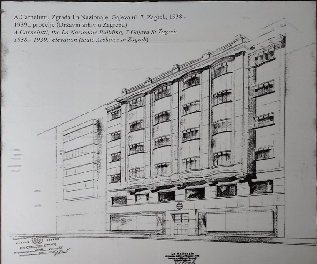 Studio Apartman Leon, Gajeva 7 Загреб Екстериор снимка